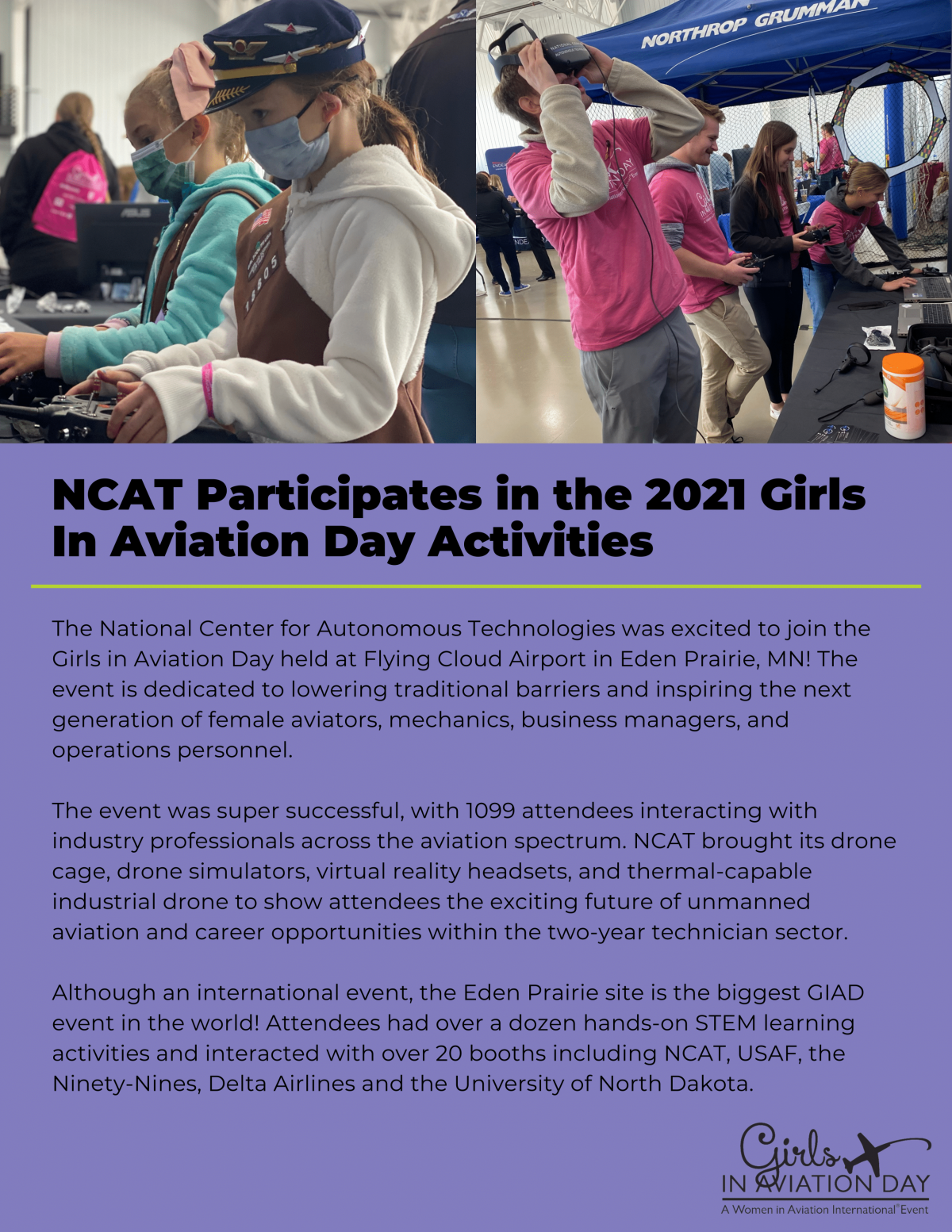 Girls in Aviation Day - Eden Prairie, MN 